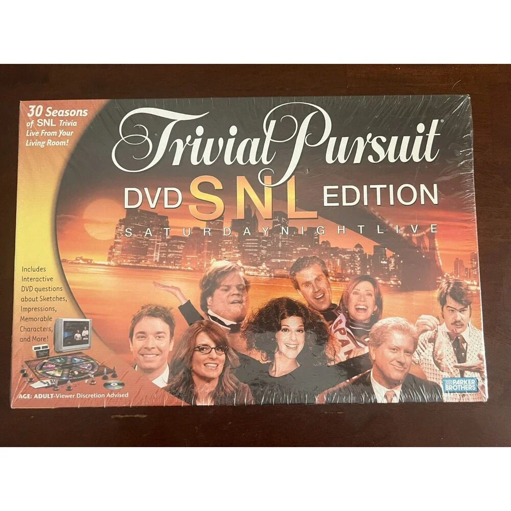 Trivial Pursuit DVD Saturday Night Live  Edition - Parker Brothers - New Sealed!
